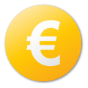  currency euro yellow 